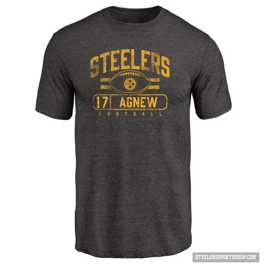 Youth ＃17 Jamal Agnew Pittsburgh Steelers Black Flanker T-Shirt