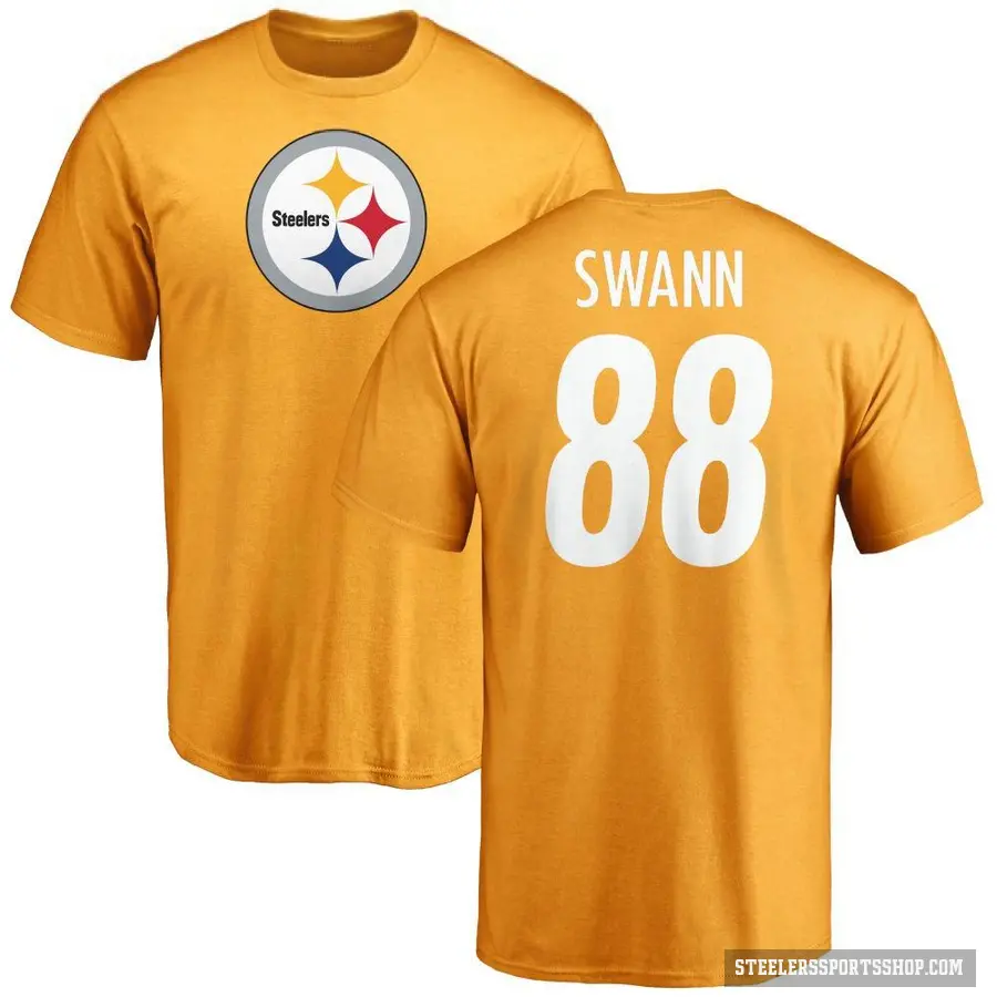 Youth ＃88 Lynn Swann Pittsburgh Steelers Gold Logo T-Shirt